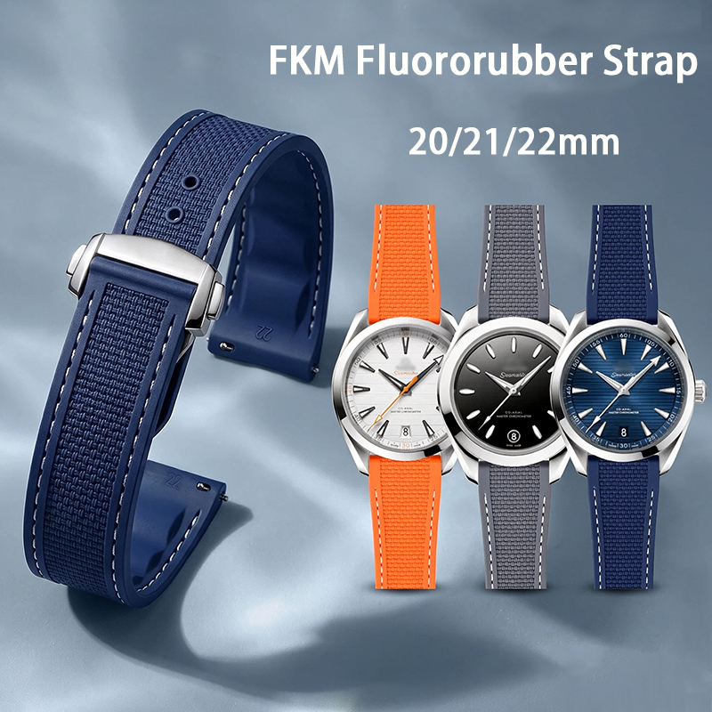Fkm Rubber Dive Watch Strap 20Mm - สายนาฬิกาแบบพับได้ FKM ขนาด 20 มม. 21